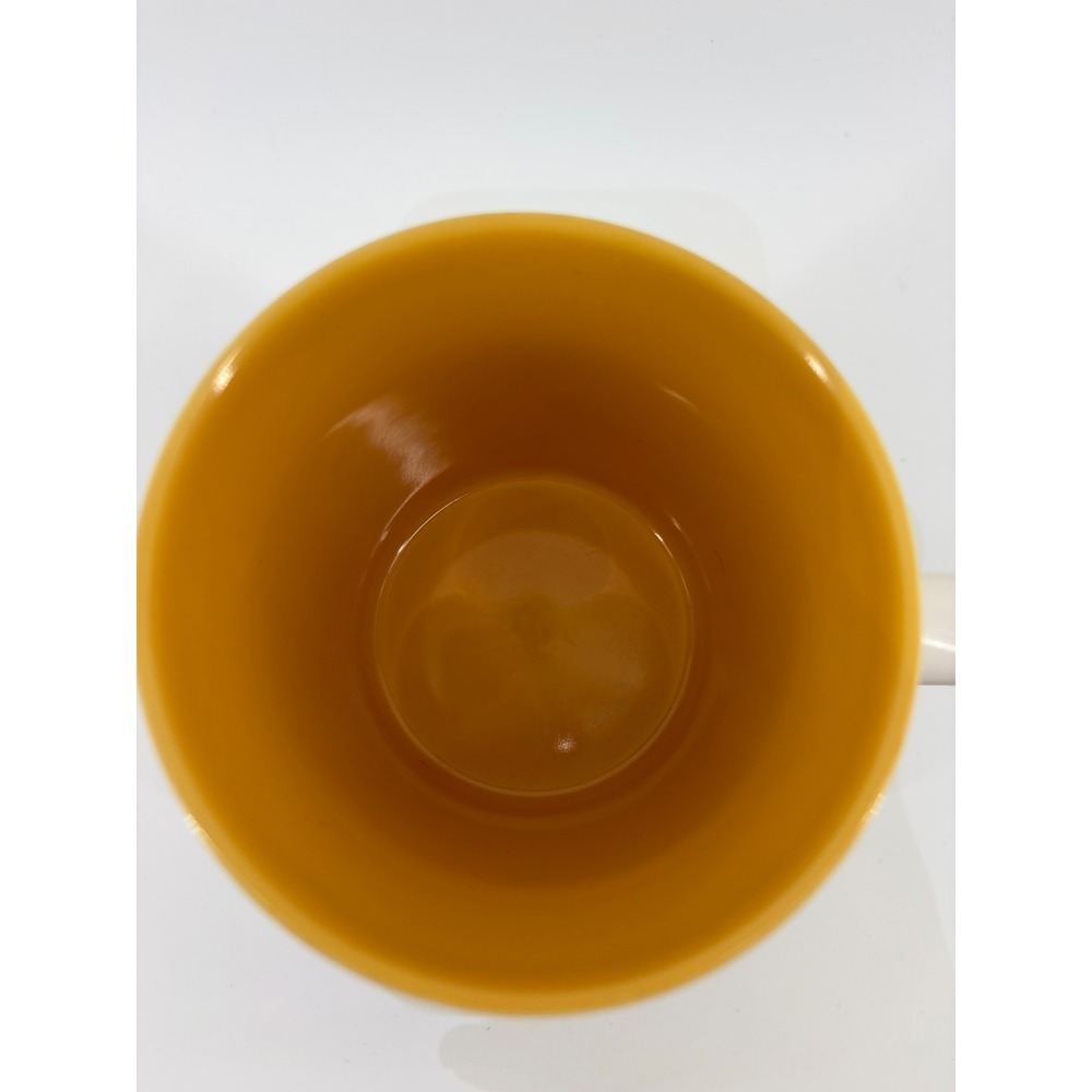Starbucks Kenya Elephant Coffee Mug 14oz 2005 Africa Arabia White Yellow Cup - Picture 5 of 6